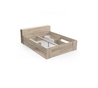 Demeyere Lit adulte 160 200 cm Chene Kronberg O ygene Gris Gris G