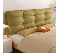 Lit Arrière-Plan Tête De Tête Doux Rembourré Dossier Monté Sur Mur | Plaque De Coussin Amovible,Traversin Rempli De Mousse,Coussin De Lombaire Pour Canapé-Lit,Green1,Paste 71"/Cal King