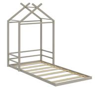 Lit au sol Vitalispa Roofy Grège 90x200, Model 61336