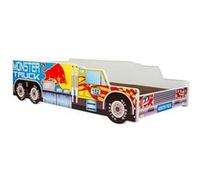 Lit auto enfant 140x70 - Truck Rouge G