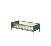 MINEA | Lit Enfant avec barrière 90x190 cm Pepito (Matelas Non Inclus) | Vert