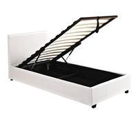 Lit avec coffre "Carla" - 90 x 190 cm - Blanc