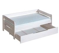 Lit avec coffre de lit Lit double 2 x lits Lit d'enfant Lit d'adolescent Lit de rangement NOUVEAU