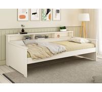 Lit Banquette Avec Rangement Oliver Blanc 90X200