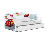 Lit banquette enfant 80 x 160 cm Cars - Matelas Oeko-Tex inclus
