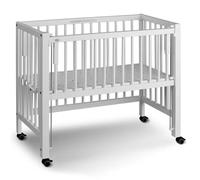 Lit Bb Barreaux Cododo En Htre Massif Blanc 40x90 Cm