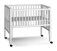 Lit Bb Barreaux Cododo Maxi Boxspring En Htre Massif Blanc 50x90 Cm