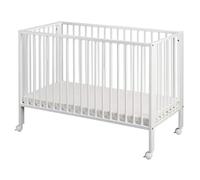 tiSsi Lit pliant pour enfant Blanc