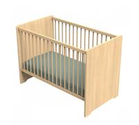 Sauthon Chambre bébé Cannelle – Lit 60 x 120 cm chêne miel vanille marron