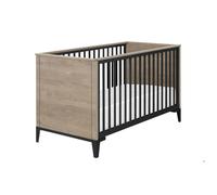 Lit bébé 70X140 MARCEL - Marron clair - Galipette - Evolutif - Hauteur réglable