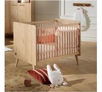 Lit Bébé Arty 120 x 60 cm, Matelas Inclus, Chene Suave/Hetre, SAUTHON