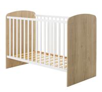 Lit bébé Châtaignier naturel Basile (60x120 cm)