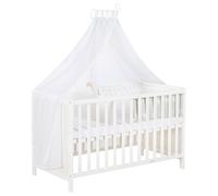 Lit Bébé Cododo 2en1 Avec Literie Complète Sterne Grau Blanc / Étoiles Grises TU