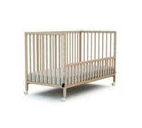 Lit bébé cododo - 60 x 120 cm - WEBABY - LIO - Hêtre brut