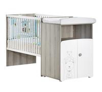 Lit bébé combiné évolutif Teddy (60 x 120 cm)