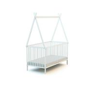 - Lit bébé en bois 70 x 140 cm avec tipi