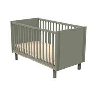 Lit Bébé Évolutif À Barreaux - Eleonore Vert 70X140
