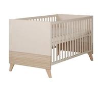 Lit Bébé Évolutif En Lit Junior - 70 X 140 Cm - Sidney - Chêne / Beige Beige