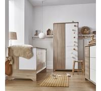 Galipette - Lit bébé évolutif Sacha avec 2 pans - Chêne