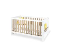 Lit bébé évolutif lova 140x70 blanc