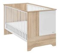 Galipette Lit bébé évolutif Sacha 70x140 avec 2 pans Chêne du Bocage