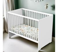 Baby Price – Lit bébé First – 60 x 120 cm – têtes panneaux – blanc
