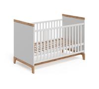 Lit bébé Vitalispa Malia Blanc/Artisan 70x140 cm, Model 58331