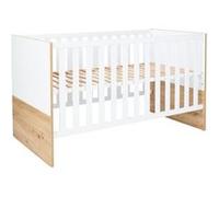 Lit bébé Maxim 70 x 140 cm / 4x réglable en hauteur / Barrière en bois massif