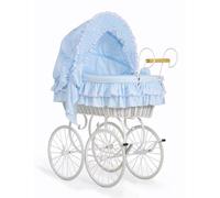 LIT BEBE MY SWEET BABY Retro en Métal Blanc Fait Main en Rotin Écologique