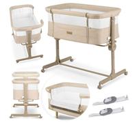 Lit bébé pliant de voyage - Nukido - Extension avec matelas - Réglage hauteur 7 niveaux - Entrée latérale amovible