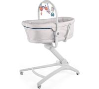 Lit bébé polyvalent 4 en 1, réglable, 0-36 mois, Glacial, lit d'appoint, gris