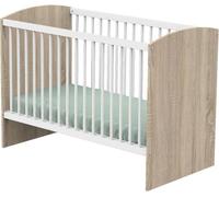 Lit Bébé Sauthon Access, 120 x 60 cm, Bois/Blanc, Matelas Inclus