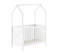 Lit bébé Scott 60 x 120 cm coloris blanc
