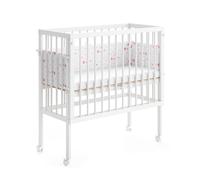 Lit bébé Sophie, 94x42.5cm 2 rails latéraux, Blanc, Vitalispa 33008