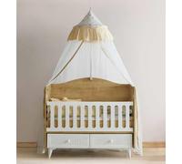 Lit bébé Style tente aspect bois Tiroirs pratiques Design moderne Confort