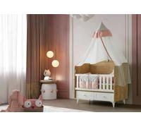 Lit bébé Style tente aspect bois Tiroirs pratiques Design moderne Confort
