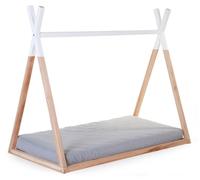 Lit bébé tipi en bois de hêtre, dimensions 70 x 140 cm