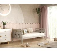 Lit bébé Tosia, gris, sans matelas, dimensions 80/180 cm | Lit pour adolescents