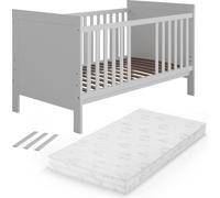 Lit bébé Vitalispa Ajaton Blanc 144.4x83cm avec matelas, Model 51644