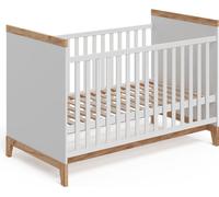 Lit bébé Vitalispa Malia Blanc/Artisan 70x140 cm, Model 58331