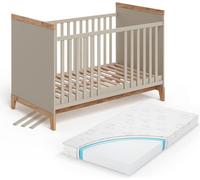 Lit bébé Vitalispa Malia Cachemire/Artisan 70x140 cm avec matelas, Model 58593