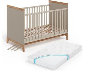 Lit bébé Vitalispa Malia Cachemire/Artisan 70x140 cm avec matelas, Model 58593