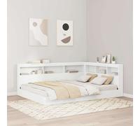 vidaXL Lit Bibliothèque Chêne Sonoma 75 x 190 cm Bois d'ingénierie 3335755