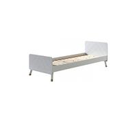 Lit Billy blanc satin 90x200cm