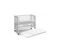 Lit blanc avec matelas 90x40