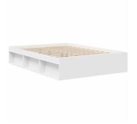 Lit Blanc - BMK - Cadre de lit - sans matelas - Contemporain - blanc 160x200 cm - Lit chambre&868375