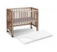 Lit Bois Naturel Avec Matelas 90x40
