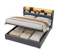 Lit boxspring 180×200 avec coffre de rangement