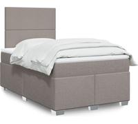 Lit Boxspring avec matelas Taupe 120x190 cm Tissu, Lits Classiques 2024 Nouveau DesignMöbel