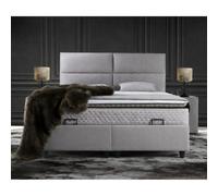 Lit boxspring complet 140cm + matelas + surmatelas LONE